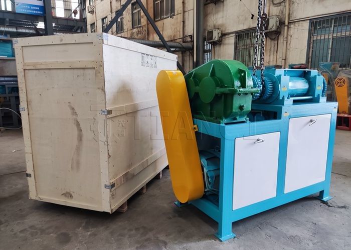 सूखी पाउडर उर्वरक Granulator डबल रोलर प्रेस Granulation उपकरण NPK उर्वरक बनाने की मशीन