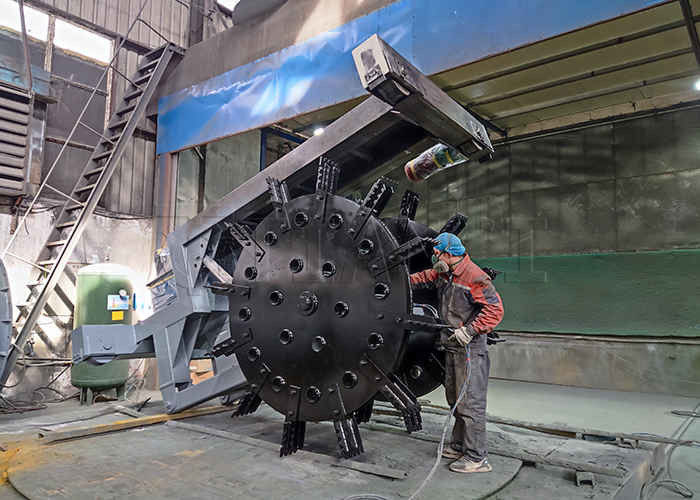 150-400m3/H आउटपुट बड़े फ्लिपिंग स्पैन कंपोस्ट टर्निंग मशीन पहिया प्रकार