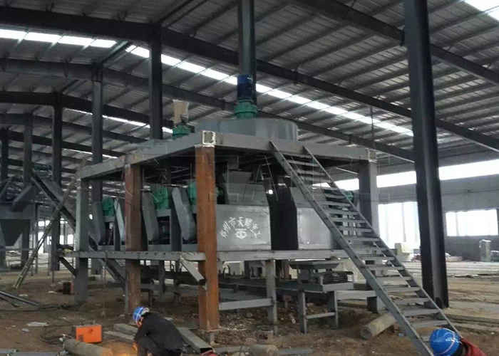 अमोनियम क्लोराइड उर्वरक दानेदार उत्पादन लाइन धूल रोलर प्रेस दानेदार उत्पादन लाइन