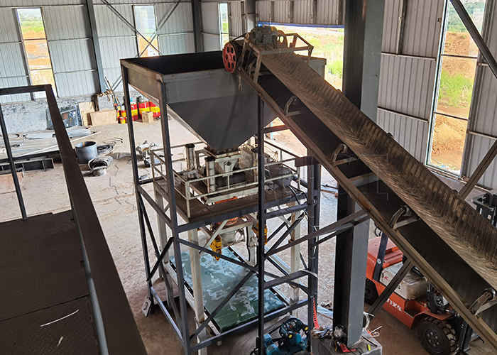 डबल रोलर एक्सट्रूज़न ग्रैनुलेटर के साथ 2-10 मिमी दानेदार आकार की कंपाउंड उर्वरक बनाने की लाइन