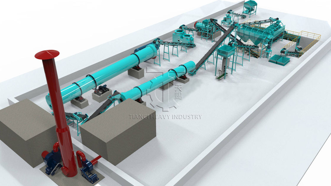 हरी उर्वरक गोली बनाने की मशीन उत्पादन लाइन पशु खाद granulator उत्पादन लाइन