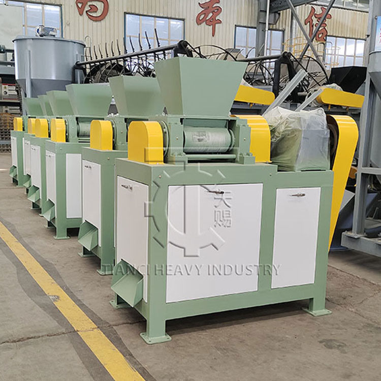 सूखी पाउडर डबल रोलर ग्रेन्युलेटर अमोनियम सल्फेट ग्रेन्युलेशन उपकरण उर्वरक ग्रेन्युल बनाने की मशीन