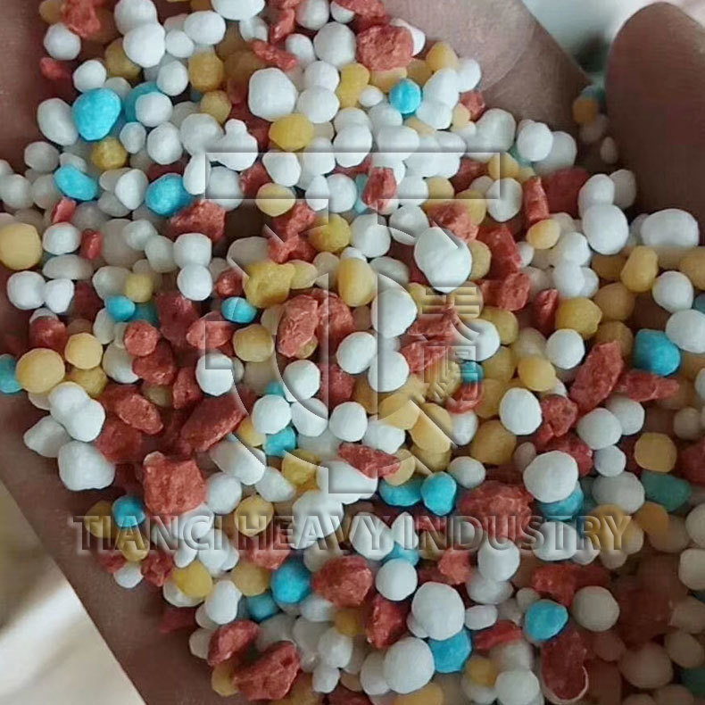 Two-Nutrient Fertilizer Blending Production Line of Potassium & Ammonium Fertilizer Granule Blending Equipment