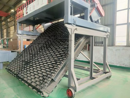 90m/H चेन प्लेट प्रकार खाद टर्नर कार्बनिक उर्वरक अपशिष्ट किण्वन मशीन