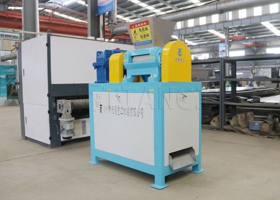 सूखी चिकन खाद पाउडर कार्बनिक खाद डबल रोलर प्रेस उर्वरक Granulator
