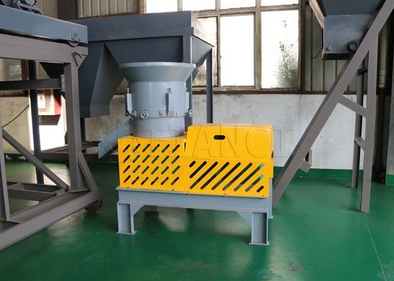 ओब्लेट शेप ग्रेन्यूल प्रोडक्शन लाइन फ्लैट-डाई प्रेस ग्रेन्युलेशन लाइन बड़े पैमाने पर उत्पादन के लिए