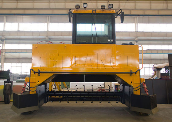 जैविक खाद किण्वन खाद मशीन ग्राउंड पाइल एरोबिक अपघटन के लिए क्रॉलर प्रकार