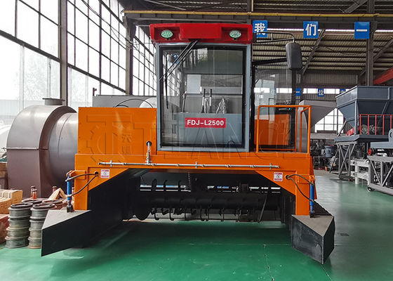 विनिर्माण संयंत्र क्रॉलर प्रकार कार्बनिक खाद किण्वन उपकरण खाद टर्नर