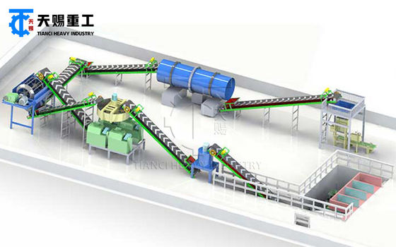 गाय की खाद मिश्रित उर्वरक उत्पादन लाइन
