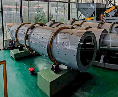 Manganese ore powder rotary drum granulator granulation production line